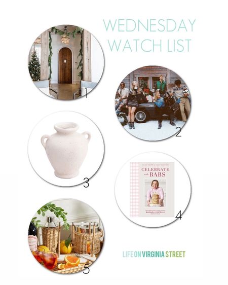 This week’s Wednesday Watch List is live on the blog! Includes the new J Crew holiday line, one of my favorite ceramic vases that’s now on sale, an entertaining cookbook, and the prettiest rattan bar ware and serving pieces that are now 25% off with code GRATITUDE! You can get all the details here: https://lifeonvirginiastreet.com/wednesday-watch-list-389/.
.
#ltkhome #ltkholiday #ltksalealert #ltkunder50 #ltkunder100 #ltkstyletip #ltkseasonal #ltkworkwear #ltkcurves

#LTKHoliday #LTKsalealert #LTKhome