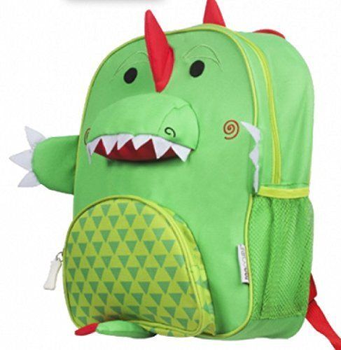 ZOOCCHINI Kids Backpack - Devin The Dinosaur, Green | Amazon (US)