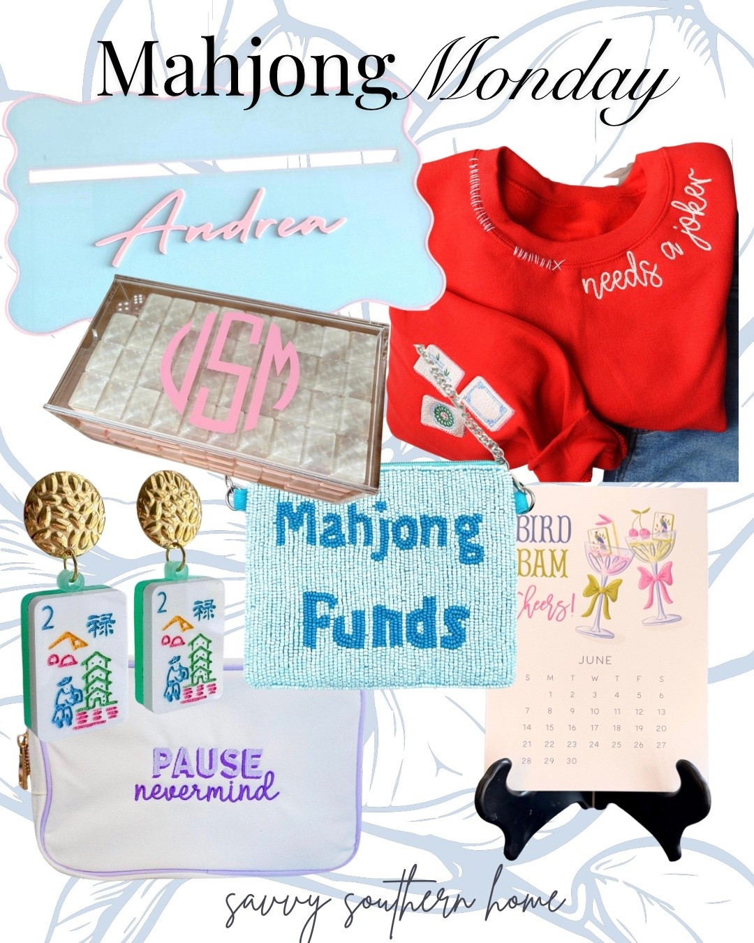 Mahjong Monday essentials 🀄️💙 If you love game nights and cute details, these are for you. All my favorites are linked on LTK.
#MahjongMonday #LTKFinds #GameNightStyle #MahjongLove #SavvySouthernHome

#LTKFindsUnder100 #LTKGiftGuide