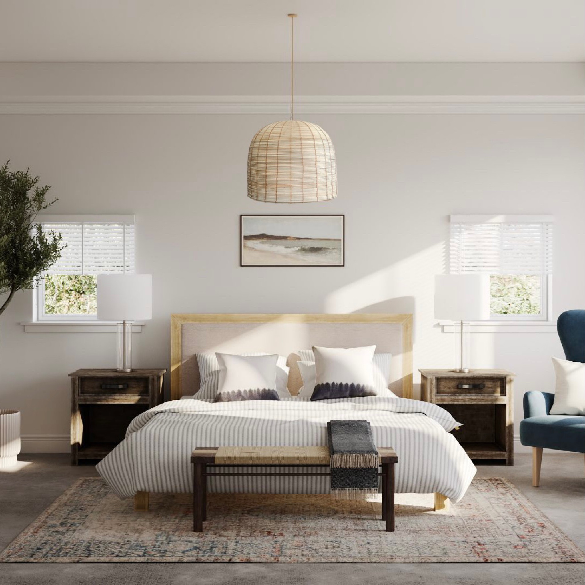 Master bedroom decor, master bedroom design, coastal vibes , coastal boho bedroom decor 

#LTKhome