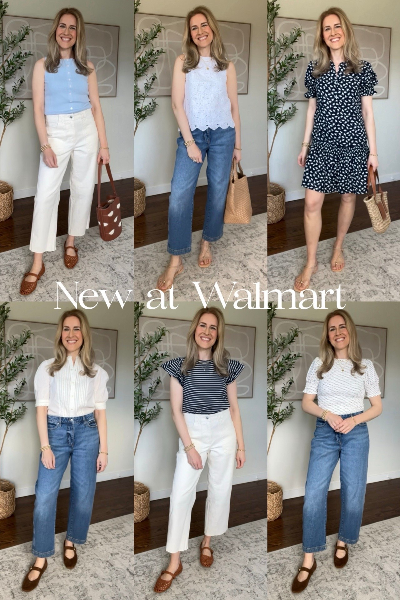 Walmart loving this week! Five tops from $12.98 to $22.98 and one dress for $19.98!  Fit is true to size and I’m wearing a small in each. More colors! Jeans are tts 6. #walmartfashion #walmartfinds 

#LTKOver40 #LTKWorkwear #LTKootd