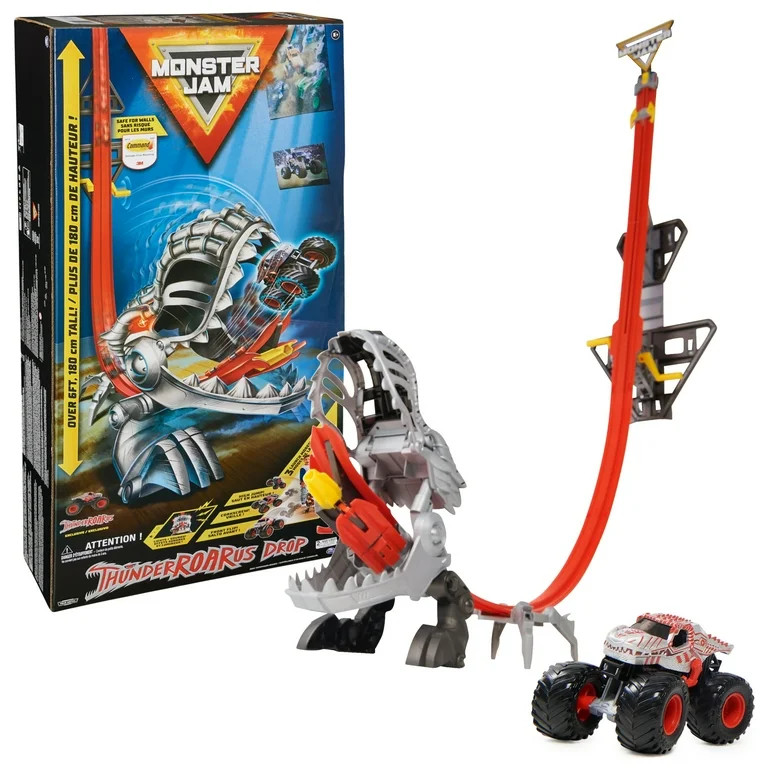 Monster Jam ThunderROARus Drop Playset with Exclusive Monster Truck, Over 6 Feet Tall | Walmart (US)