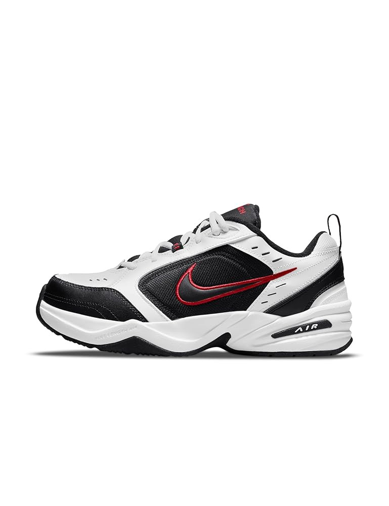 Amazon.com | Nike Air Monarch IV Training Shoe (4E) - White/Black/Varsity Red, Size 11 US | Shoes | Amazon (US)
