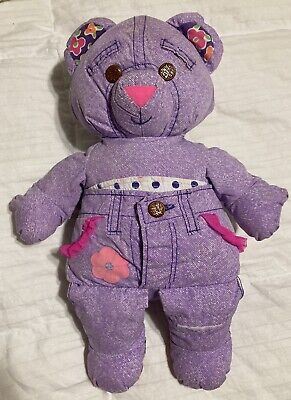 Doodle Bear Plush vintage Teddy Purple Tyco 1994 90s Stuffed Animal 15"  | eBay | eBay US