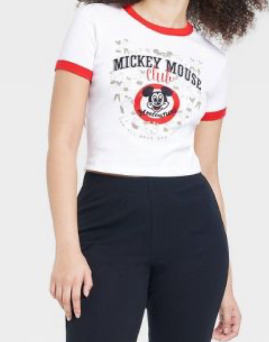 Mickey Mouse Club Crop Tee #disney 