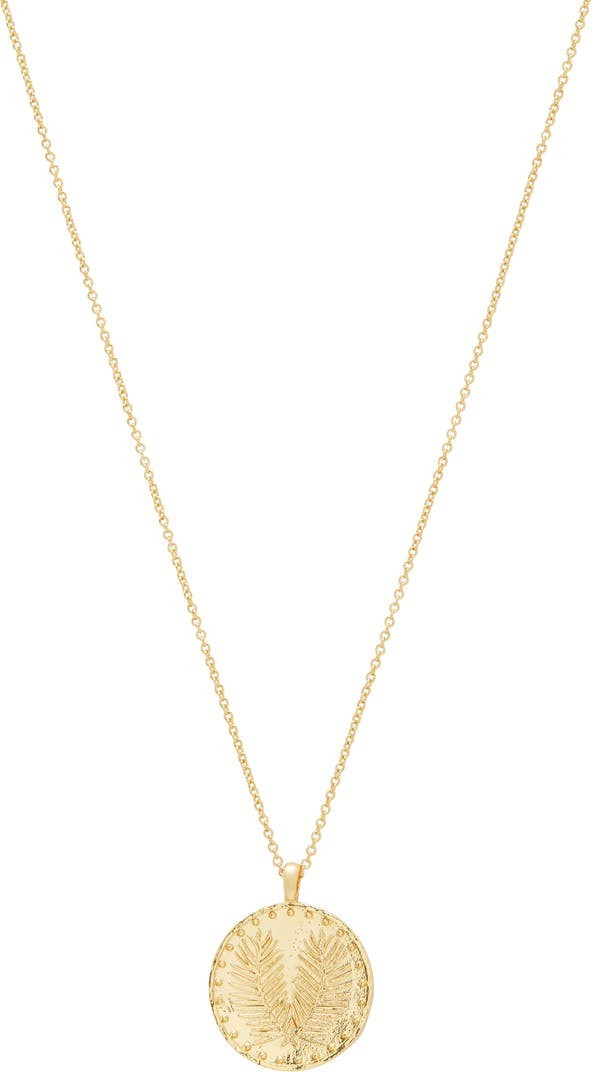 Palm Coin Pendant Necklace | Nordstrom | Nordstrom