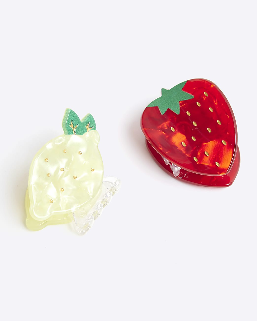 Girls Red Strawberry Claw Hair Clip | River Island UK & IE