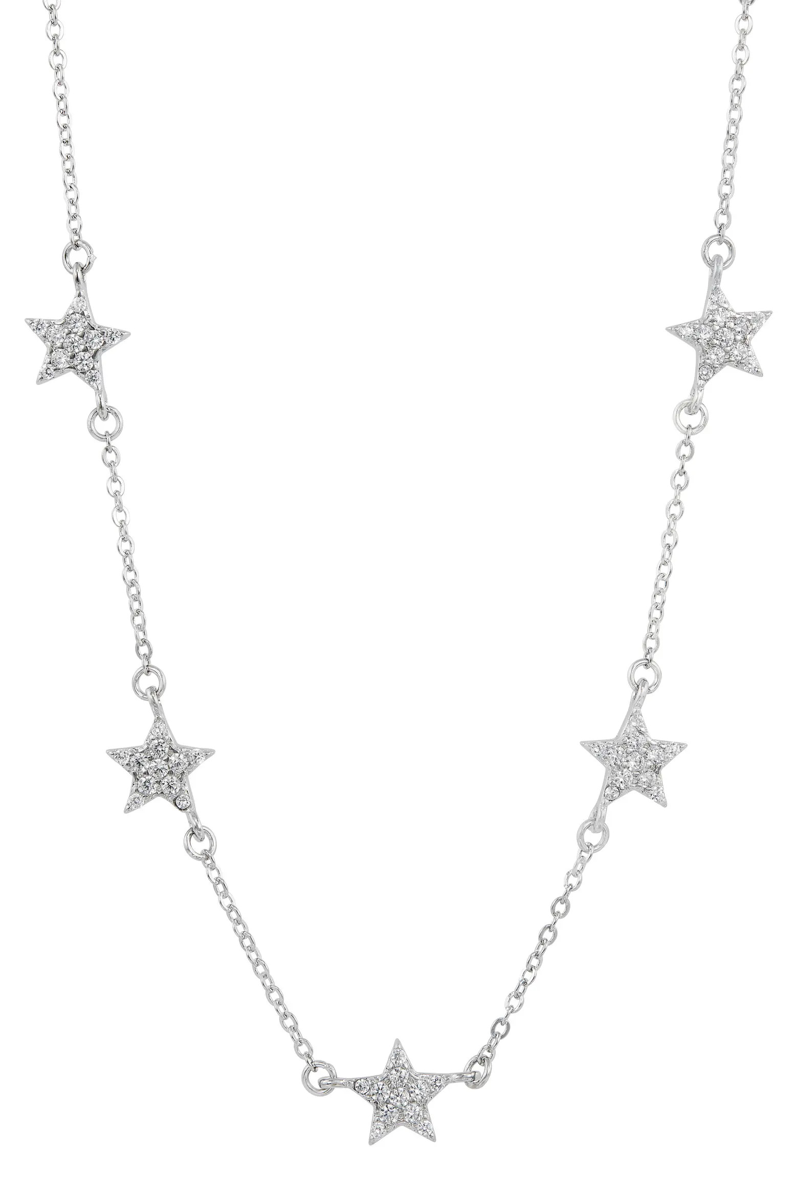 Cubic Zirconia Pavè Star Station Necklace (Women) | Nordstromrack | Nordstrom Rack