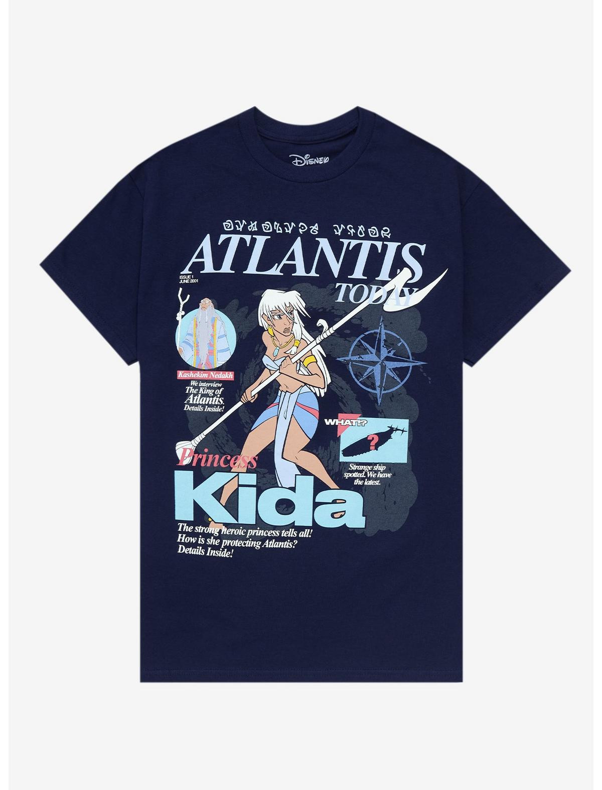 Disney Atlantis Kida Magazine Cover T-Shirt - BoxLunch Exclusive | BoxLunch