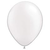 Qualatex 43597 Pearl White Latex Balloons, 5", White, Pack of 100 | Amazon (US)