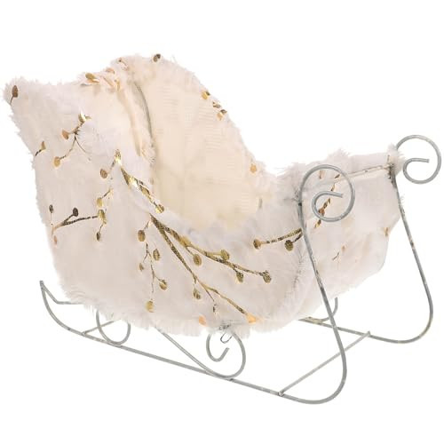 HOMSFOU Christmas Sleigh Car Decorations Christmas Sleigh Decor Christmas Sleigh Ornament Desktop Decor Christmas Theme Decoration Xmas Ornament Xmas Home Decor Sleigh Adornment Xmas Decor | Amazon (US)