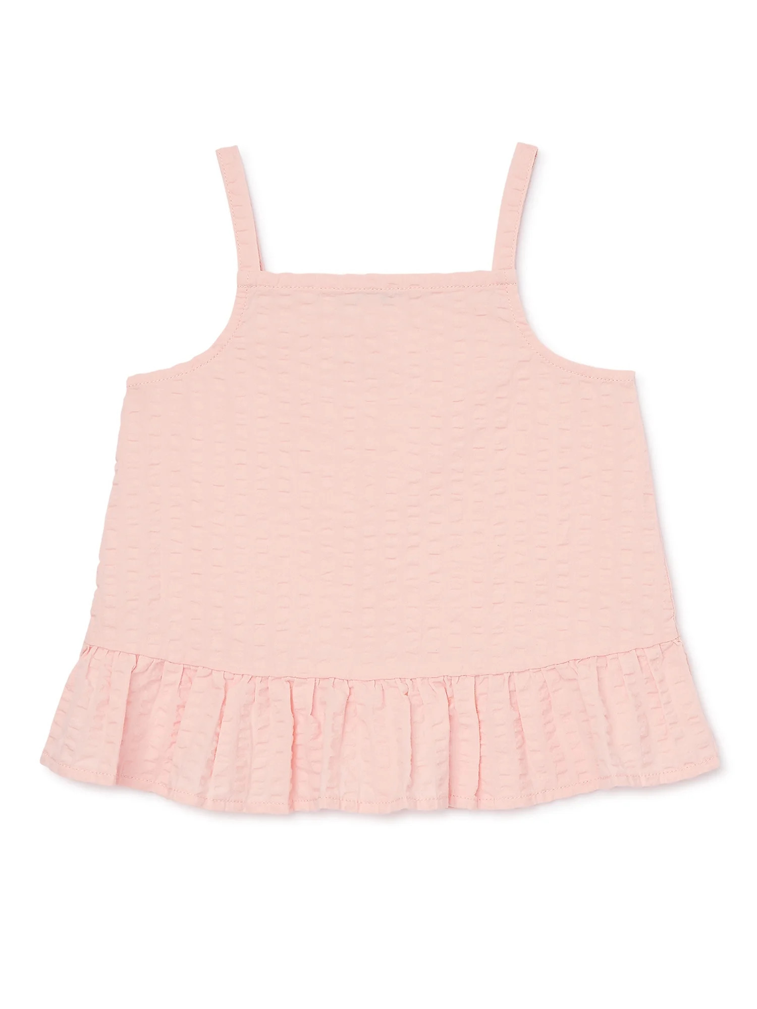 Garanimals Toddler Girls Ruffle Hem Top, Sizes 18M-5T | Walmart (US)