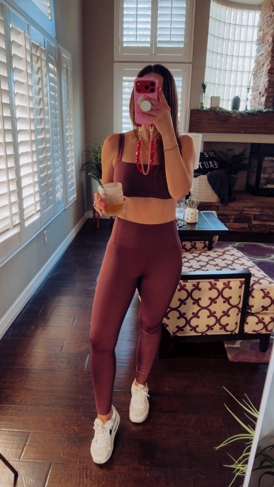 Matching workout sets💪🏻🖤

This exact color is sold out but many other color options available. 

#LTKActive #LTKfitnessgoals #LTKOver40