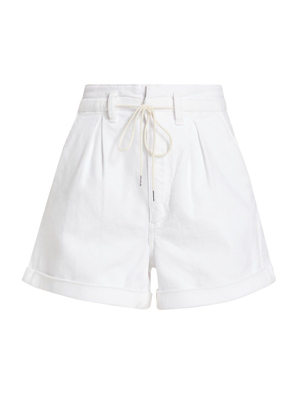 Women's Carly Pleated Shorts - Crisp White - Size 32 | Saks Fifth Avenue