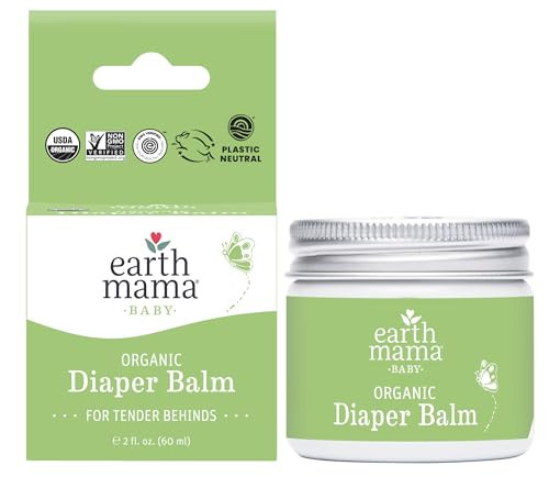 Earth Mama Organic Diaper Balm 2-Ounce | Diaper Cream for Baby | EWG Verified, Petroleum & Artificial Fragrance-Free with Calendula for Sensitive Skin | Amazon (US)