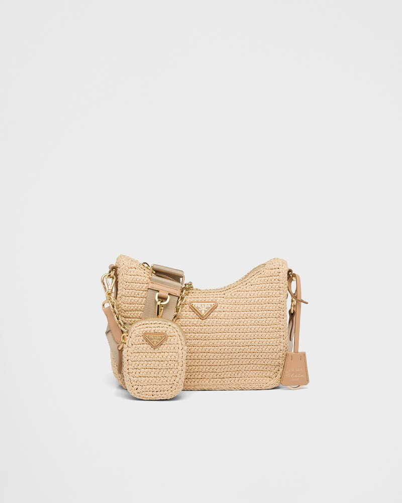 Prada Re-Edition 2005 raffia bag | Prada Spa US
