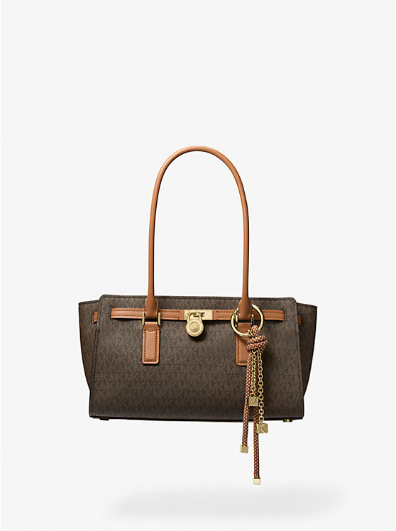 Hamilton Moderne Small Signature Logo Satchel | Michael Kors US