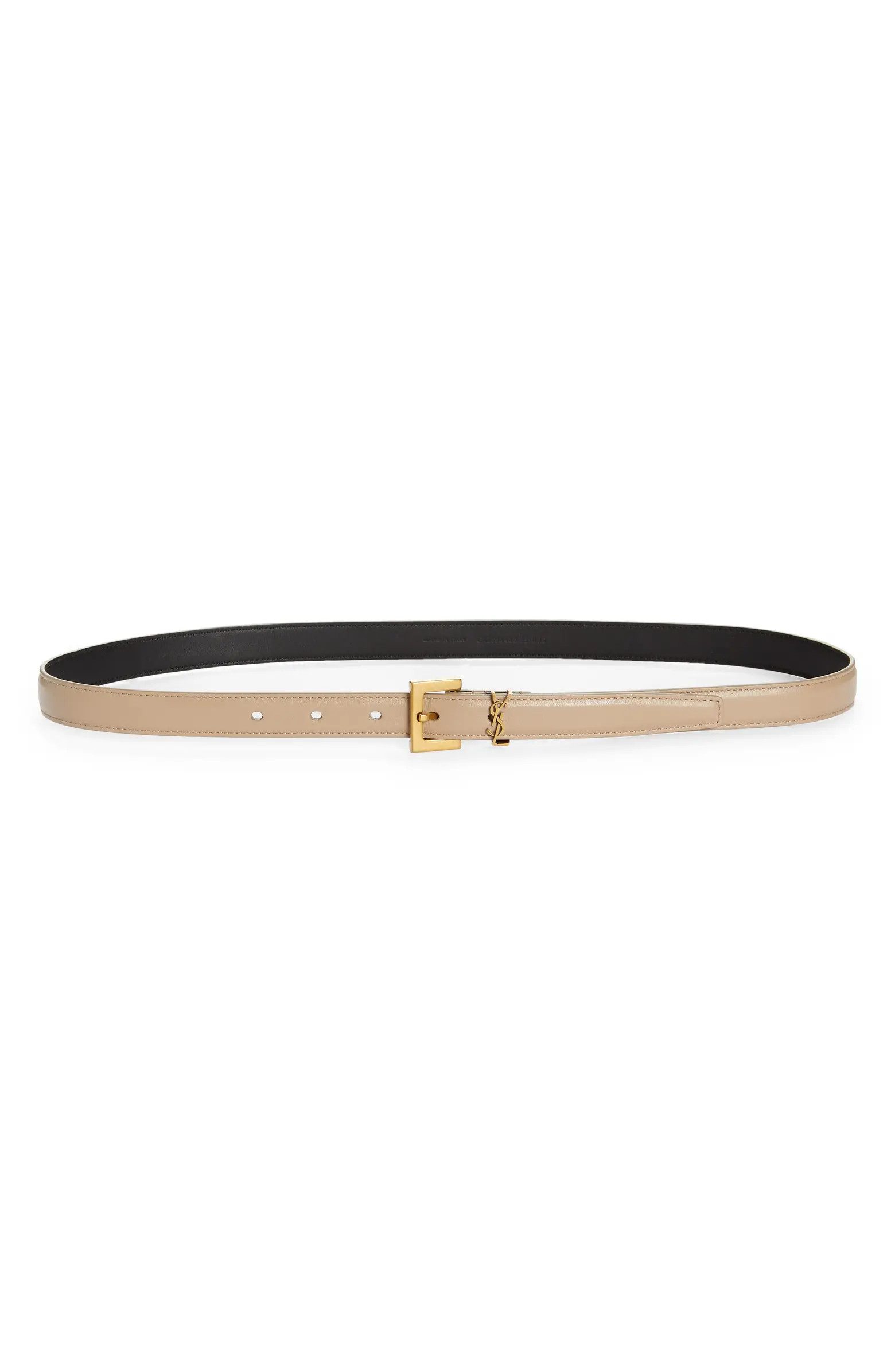 Saint Laurent YSL Cintura Leather Belt | Nordstrom | Nordstrom