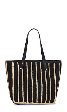 Rag & Bone Daily Tote Straw in Black Multi from Revolve.com | Revolve Clothing (Global)