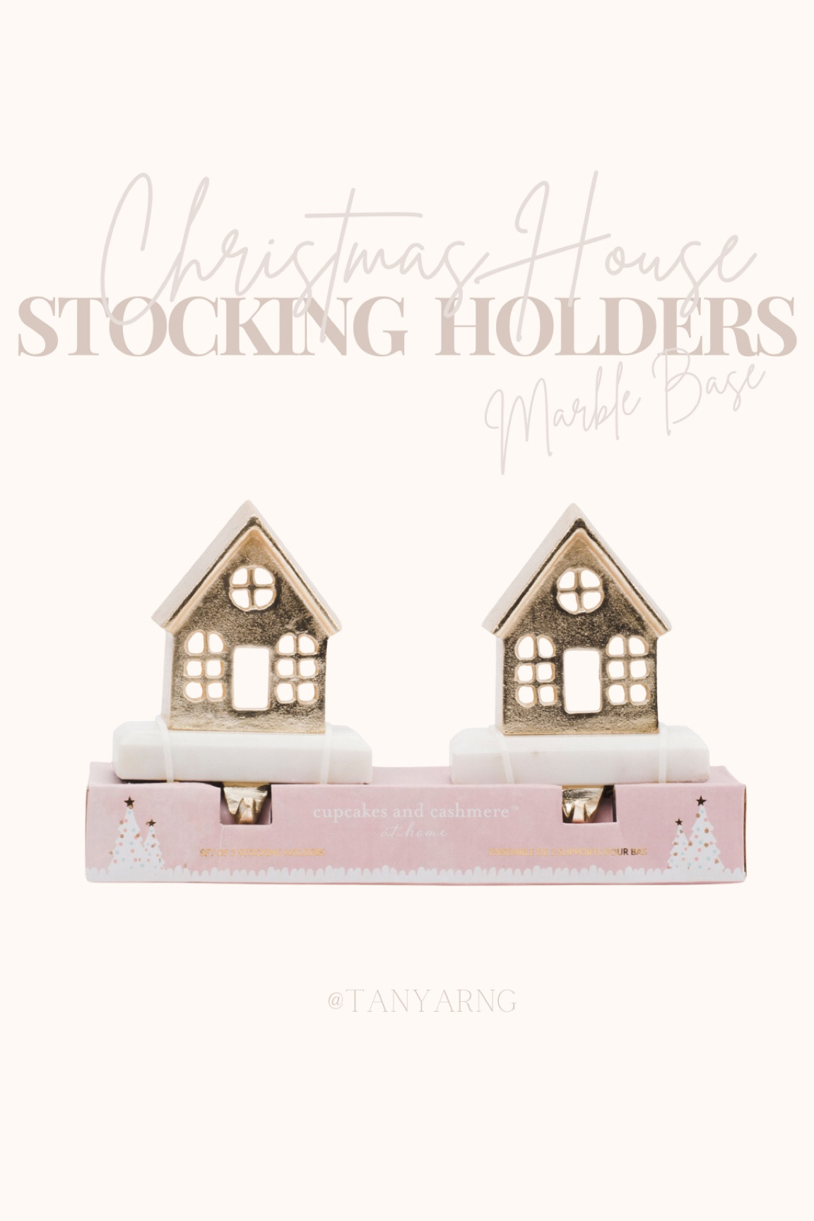 Gold House Stocking Holders 

#LTKHome #LTKHoliday #LTKSeasonal