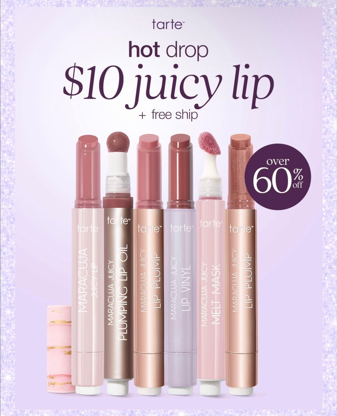 Tarte Cosmetics Juicy Lip Sale

#lipgloss #grwm #tartecosmetics #tarte #juicylips

#LTKValentine #LTKBeauty #LTKgrwm