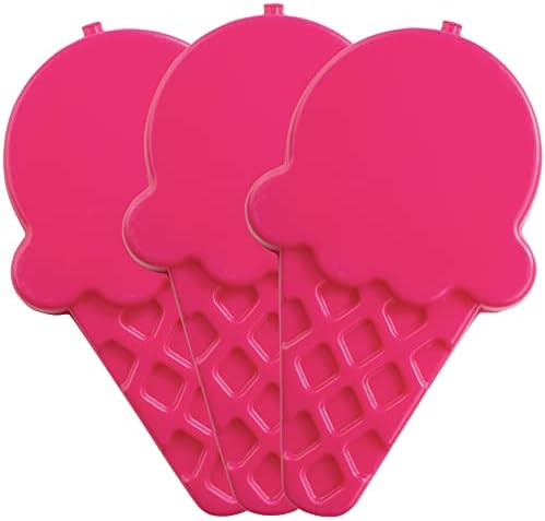 Reusable Hard Ice Pack for Lunch Box, Bento or Bag (3 Pack Ice Cream) - Keep Cool Freezer Cold Pa... | Amazon (US)