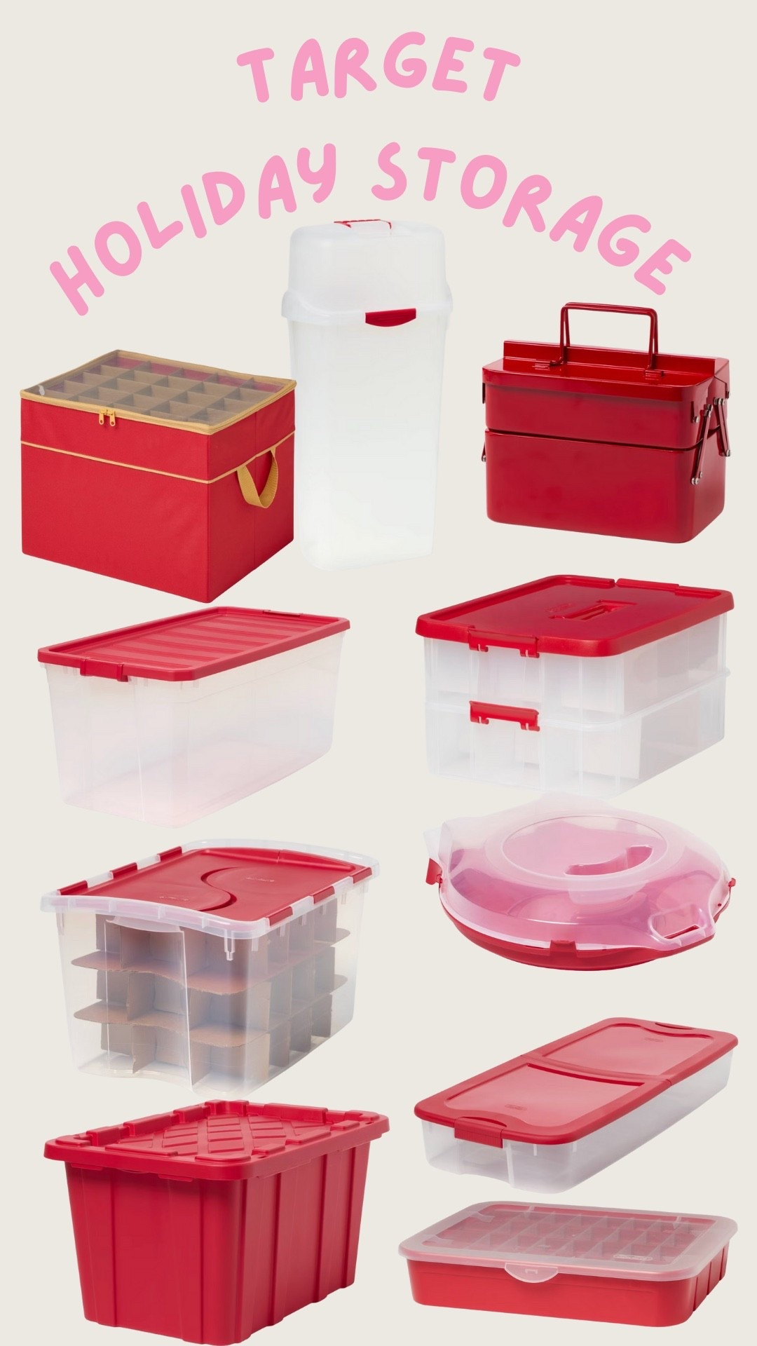 Target. Holiday. Christmas. Storage. Organization. Trending. Best sellers. Viral. Affordable  

#LTKSeasonal #LTKHome #LTKFindsUnder100