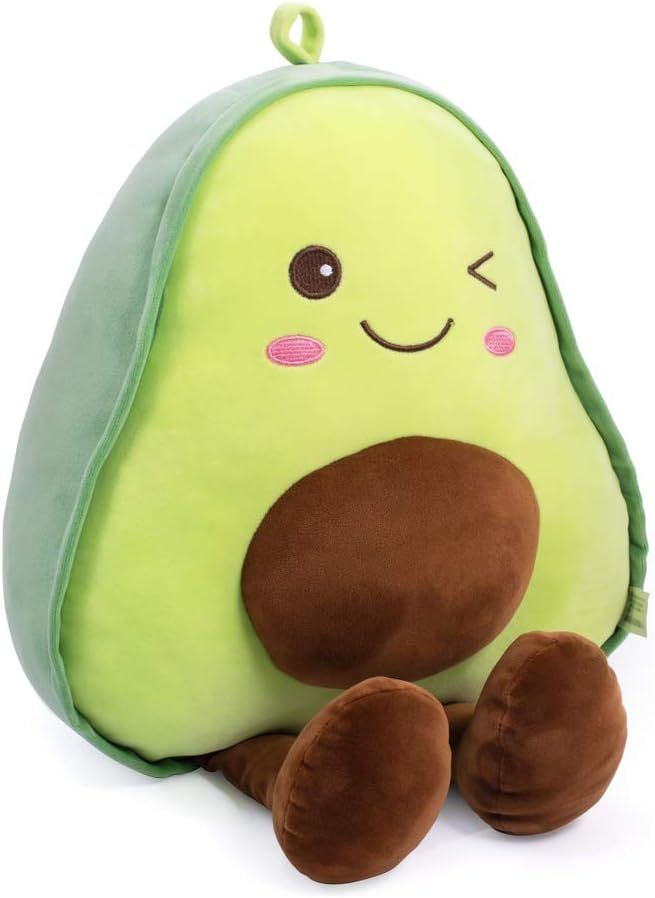 16.5 Inch Snuggly Stuffed Avocado Fruit Soft Plush Toy Hugging Pillow Gifts for Kids, Girl, Boy, ... | Amazon (US)