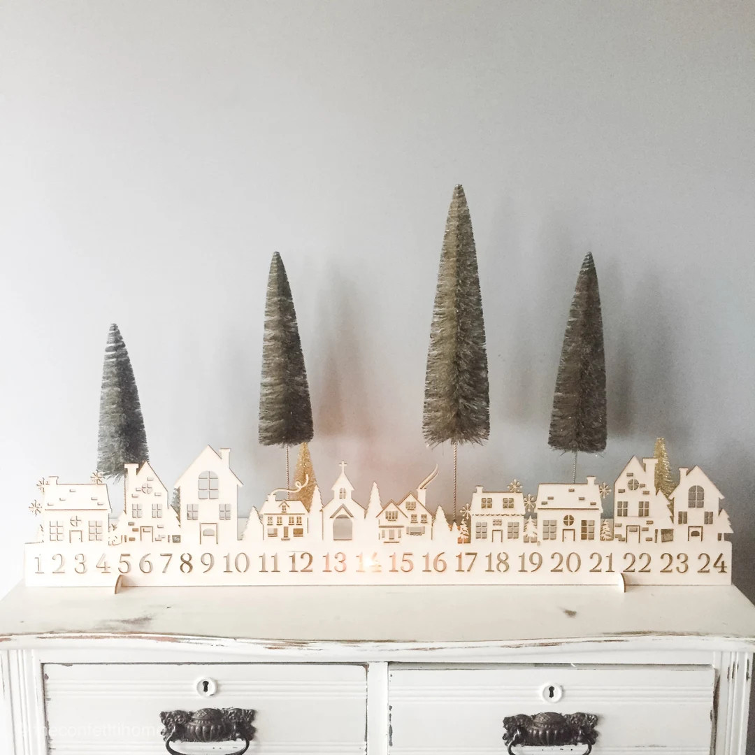 Christmas Advent Calendar // advent Scene // advent //Christmas Decor // Christmas Gift // Christ... | Etsy (US)