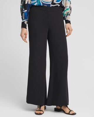 Women's Pull-on Wide Leg Pants in Black | Chico's | Chico's