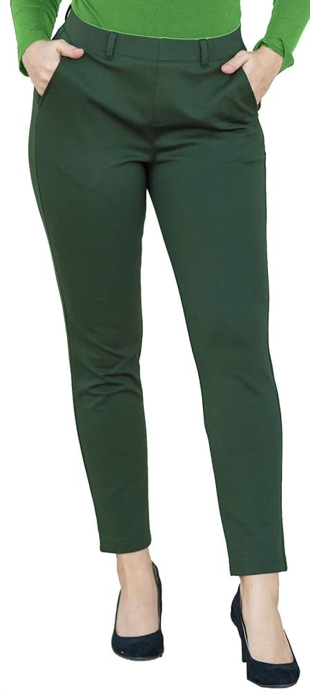 Marycrafts Women's Pull On Stretch Yoga Dress Business Work Pants | Amazon (US)