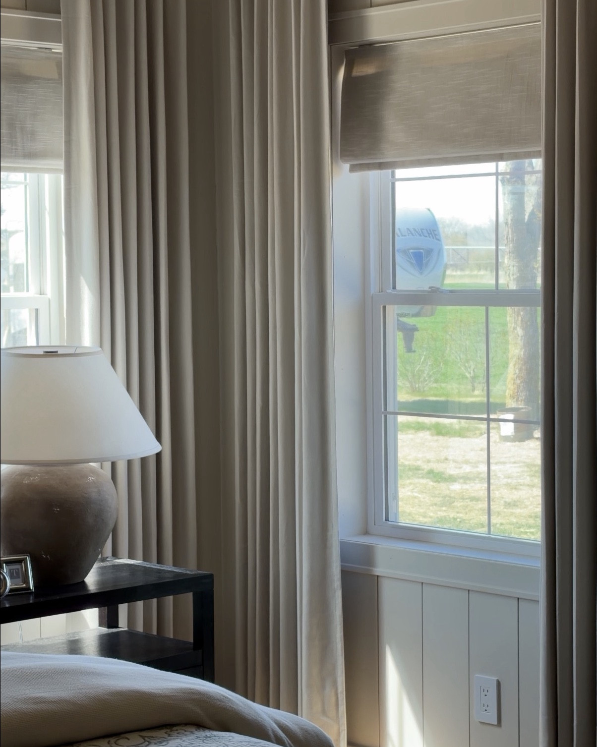 DIY window grids for less than $25! These peel and stick strips are the perfect way to upgrade your builder grade windows for less! 

#LTKHome