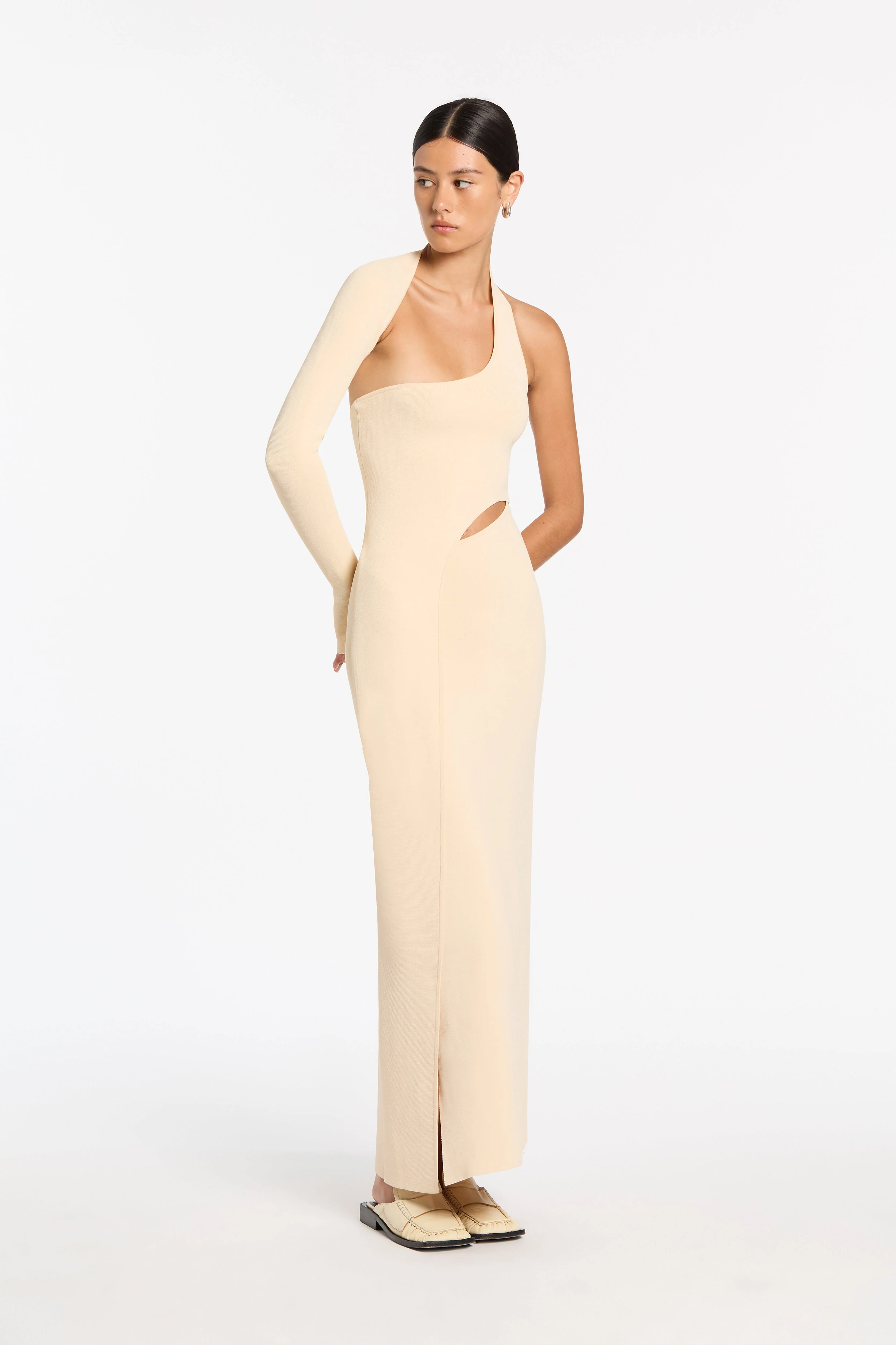 Manifesto Sleeve Midi Dress | Sir The Label (US)