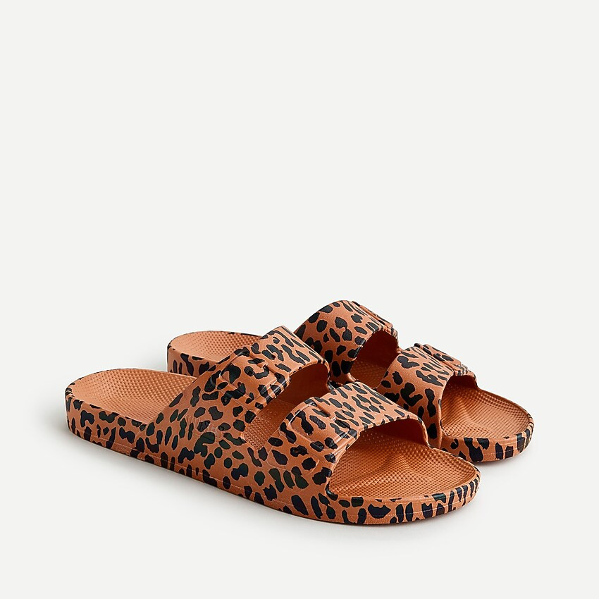 Freedom Moses leopard print slides | J. Crew US
