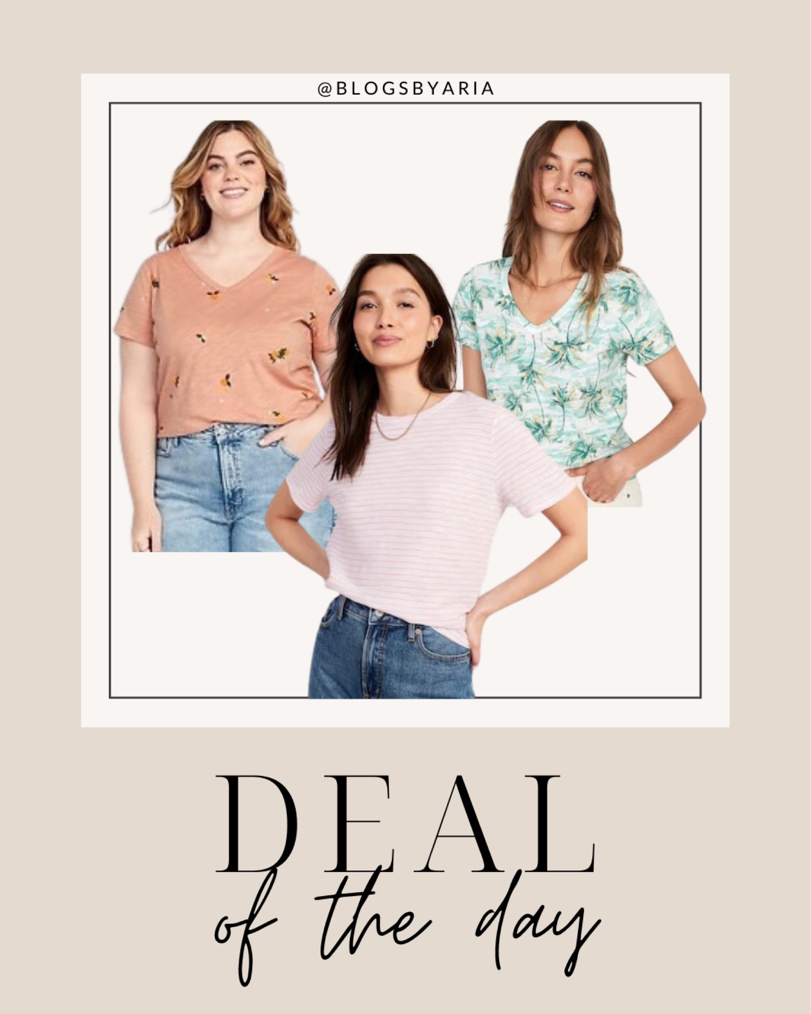 Old Navy deal of the day!! $6 tees 

#LTKunder50 #LTKsalealert #LTKFind