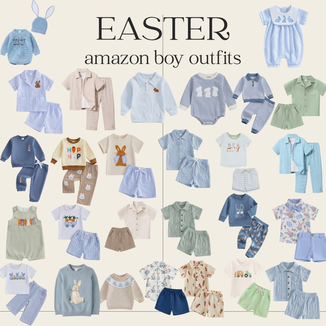 Boy Easter outfits from Amazon!! 

#LTKootd #LTKKids #LTKSeasonal