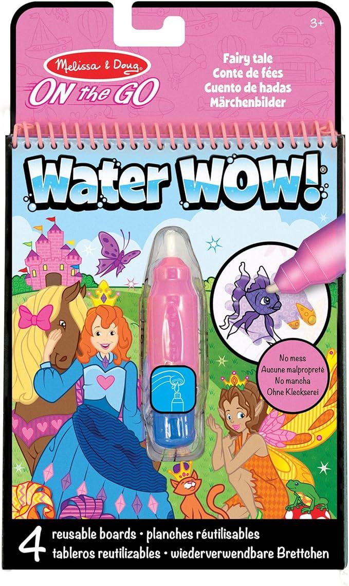 Melissa & Doug On the Go Water Wow! Reusable Water-Reveal Activity Pad - Fairy Tale - Imagine Ink... | Amazon (US)