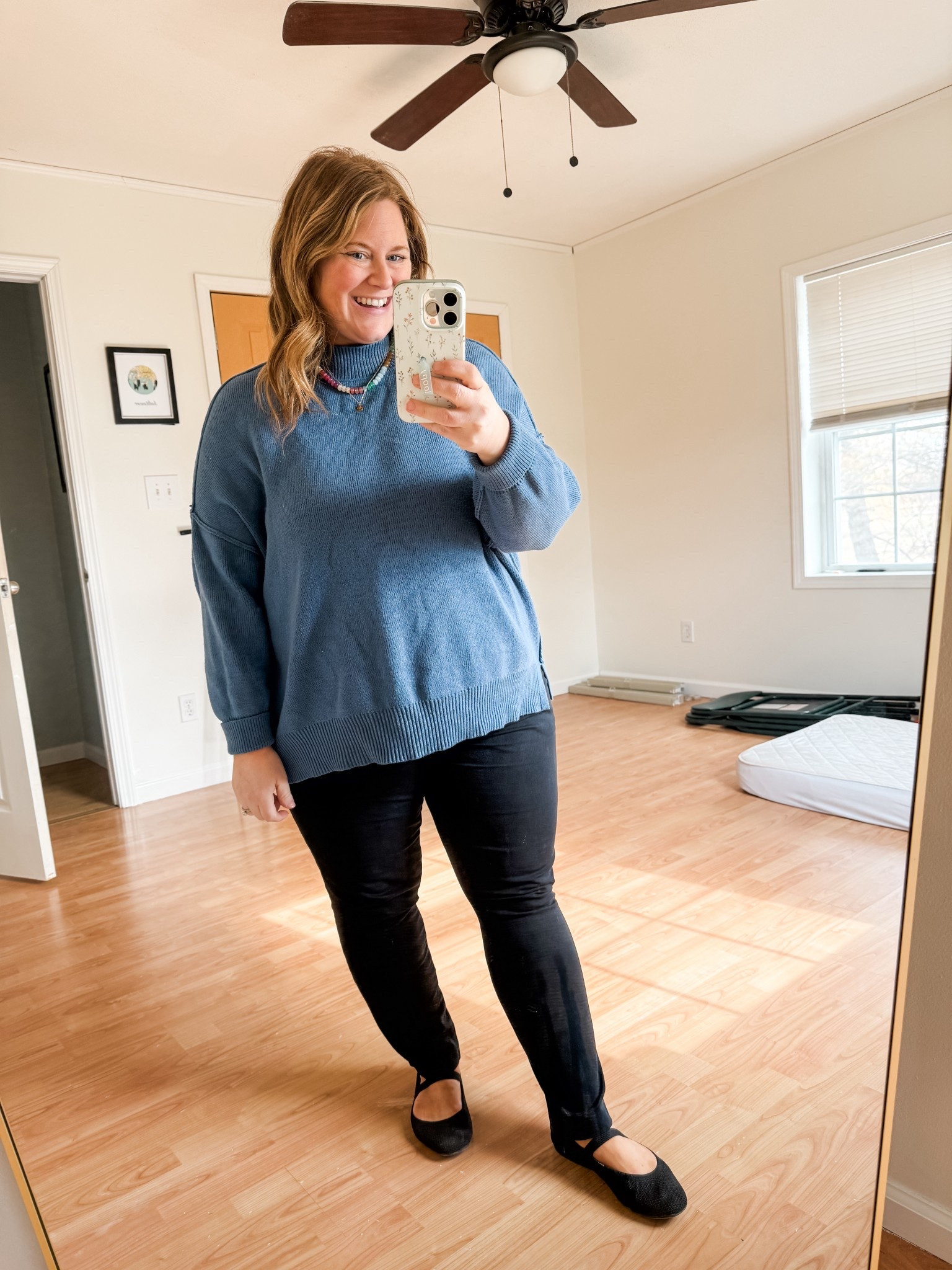 Wearing a large in my sweater and a 14 maternity in my pixie pants.  Also linked non maternity!

#LTKMidsize #LTKBump #LTKWorkwear