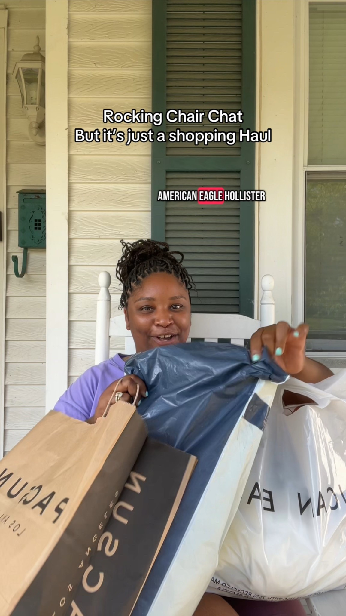 American Eagle, hollister, pacsun summer shopping haul 