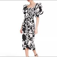 Size 0 Floral Puff Sleeve Faux Wrap Dress - Christopher John Rogers for Target  | eBay | eBay US