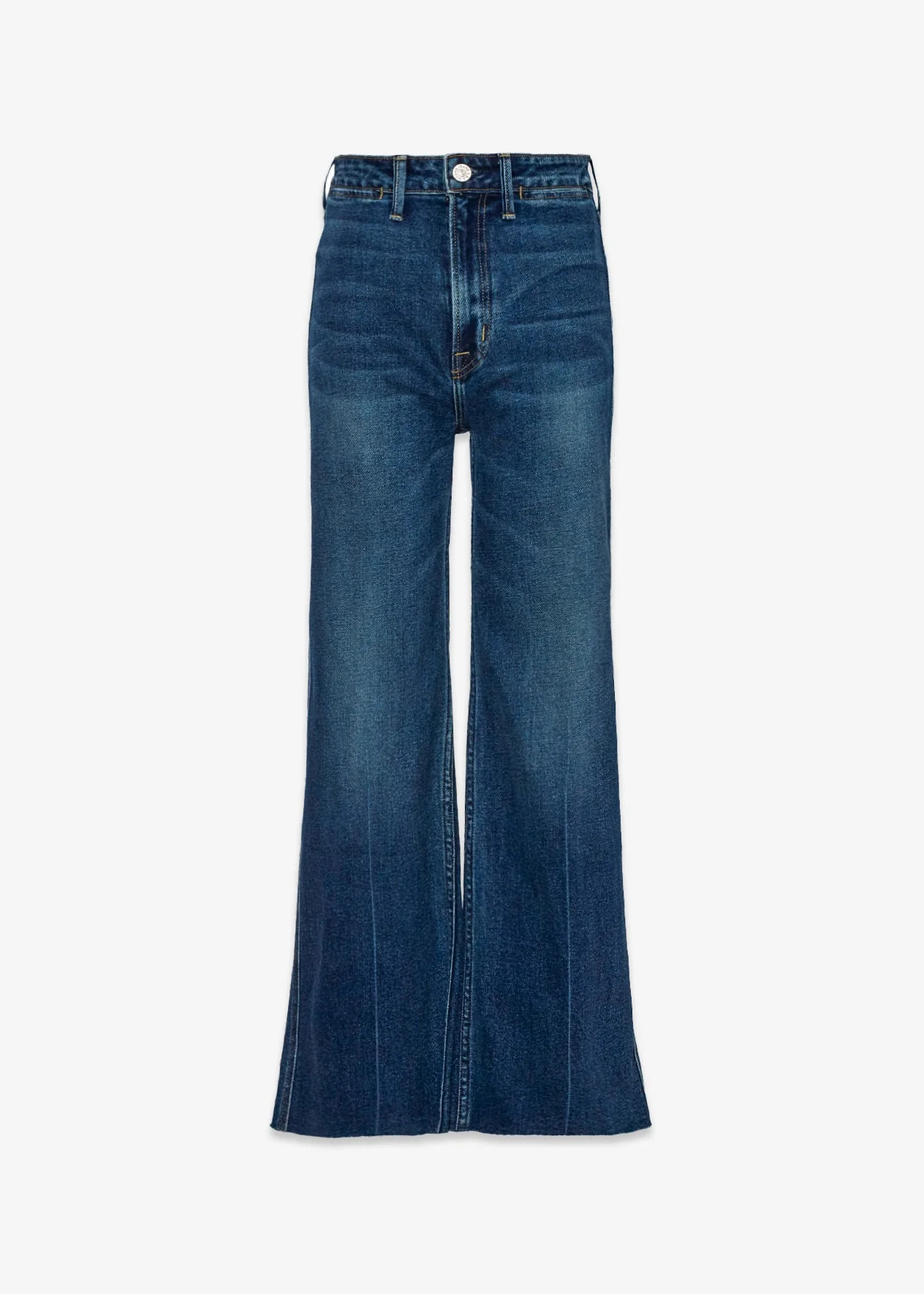Women's Queen High Rise Crop Wide Leg Jeans In Thunder | NOEND Denim