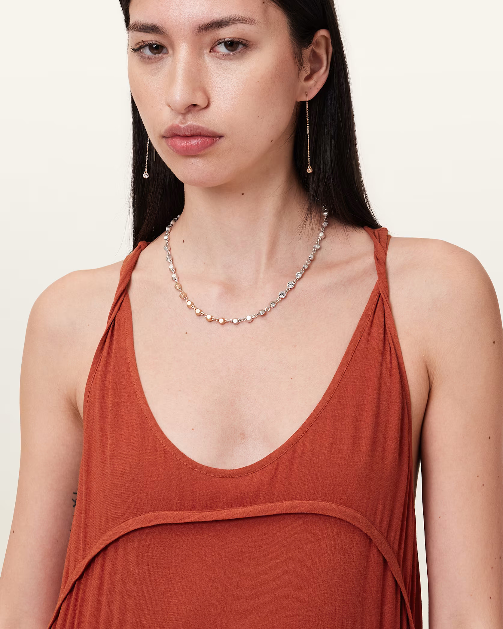 Cavarly Tiered Ruffle Maxi Dress | AllSaints UK