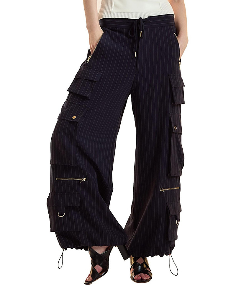 Cynthia Rowley Pinstripe Cargo Pants | Bloomingdale's (US)