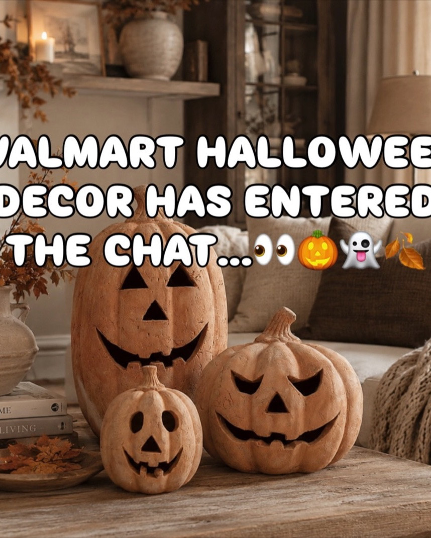 NEW Walmart home decor for Halloween + fall that you won’t believe are actually Walmart🤯 My Walmart order looks like Pottery Barn, but receipt says Walmart! 😮‍💨 I just can’t get over all the new arrivals for Halloween! Eeeeek I’m getting excited! I can’t believe fall is right around the corner, but I’m ready!! 🍂Too hard for me to choose my fave! Tell me yours!👇🏻 

#halloween #fall #home #walmart  #homedecor  Walmart haul, Walmart Halloween, Halloween Walmart, Walmart fall, fall Walmart, Walmart new arrivals, Walmart new release, brand new Walmart, viral Walmart, Walmart style, walmart home, fall home decor, Halloween home decor, affordable home decor, designer inspired, look for less, outdoor decor fall, indoor decor fall, Walmart home finds, Halloween decor, fall decor, new Walmart drops, Pottery Barn inspired, Walmart home, home decor from Walmart, Walmart weekly finds, Walmart must haves, affordable fall decor, affordable Halloween decor, budget friendly home, mom style, over 30, mom approved, fall 2026, Halloween 2026

@Walmart

#LTKHome #LTKSaleAlert #LTKSeasonal
