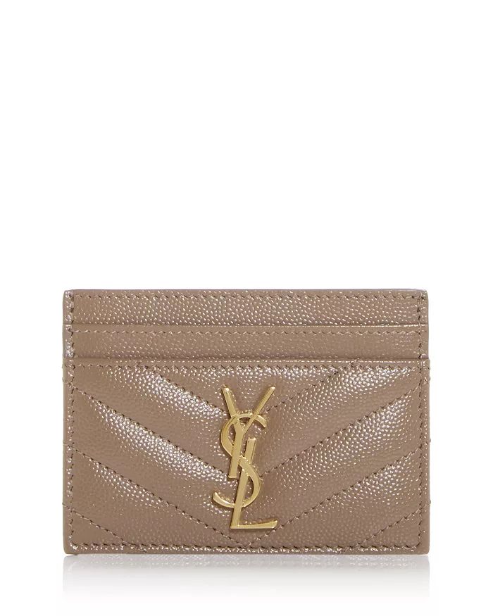 Monogram Quilted Leather Card Case | Bloomingdale's (US)