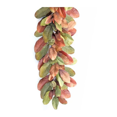 FALL MAGNOLIA LEAF GARLAND 4.5'L | The Nested Fig