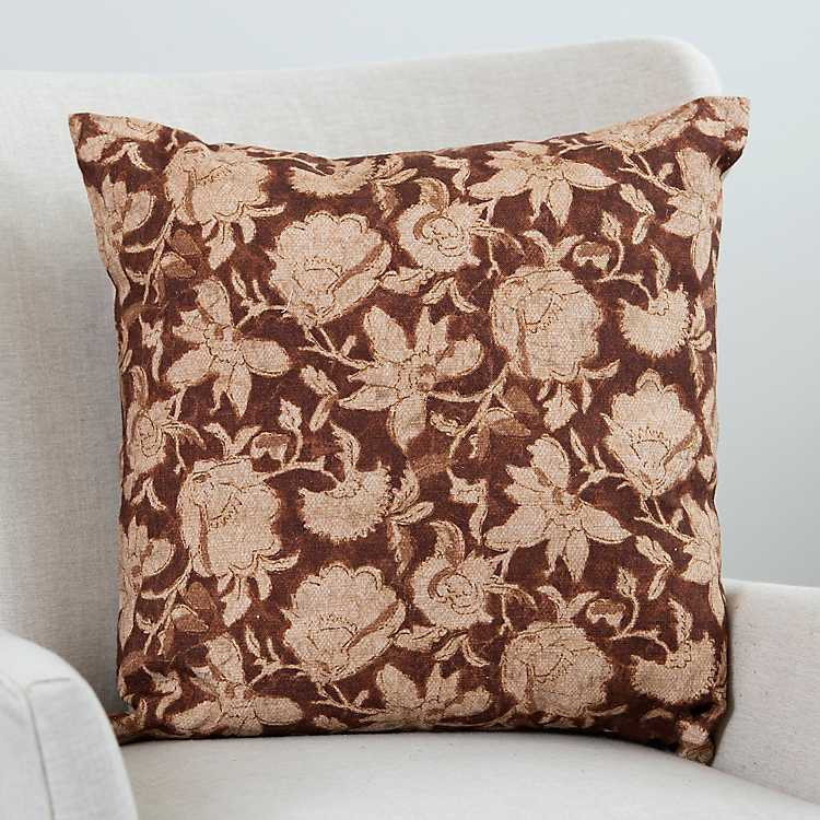 Malli Chili Vintage Floral Throw Pillow | Kirkland's Home