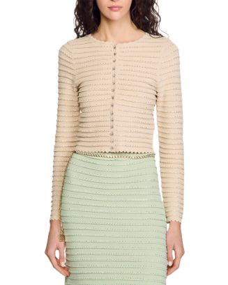 Sandro Rhinestone Cardigan   | Bloomingdale's Sandro Women's Clothing | Bloomingdale's (US)