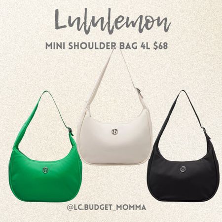 Mini Lululemon Shoulder Bags 

#purse #bag #lululemon #ootd

#LTKGiftGuide #LTKStyleTip #LTKItBag