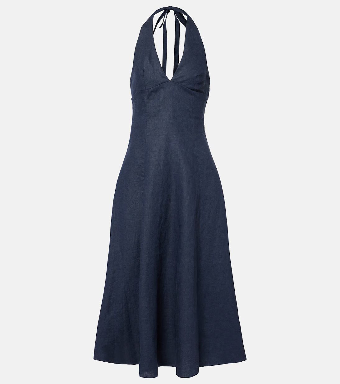 Marais halterneck linen midi dress | Mytheresa (US/CA)